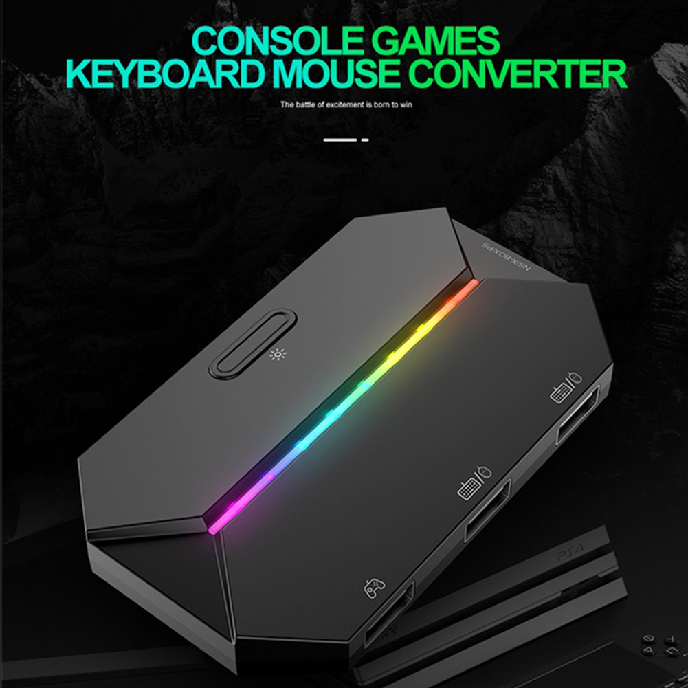 محول لوحة مفاتيح وماوس للألعاب - مراجعة Gaming Keyboard And Mouse Converter For Mobile وسعره