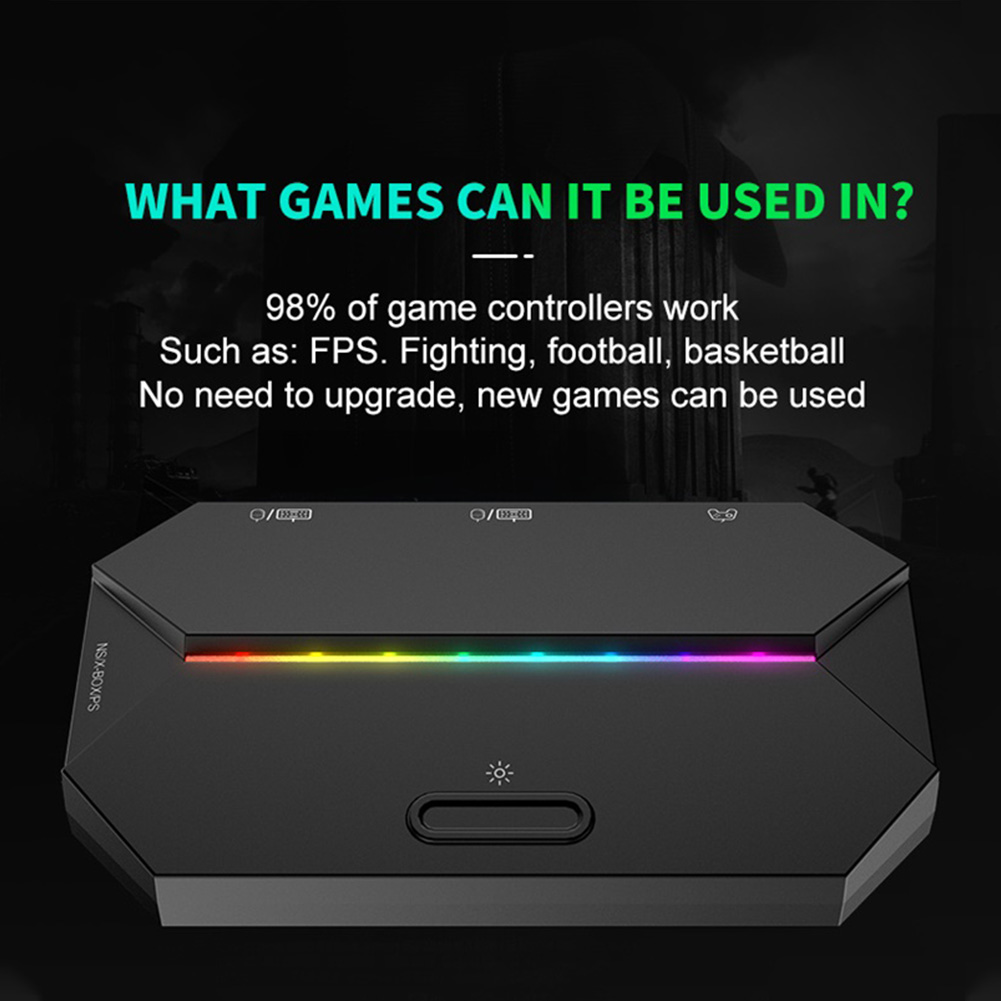 محول لوحة مفاتيح وماوس للألعاب - مراجعة Gaming Keyboard And Mouse Converter For Mobile وسعره