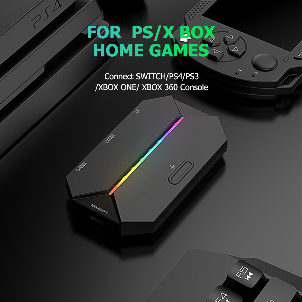 محول لوحة مفاتيح وماوس للألعاب - مراجعة Gaming Keyboard And Mouse Converter For Mobile وسعره