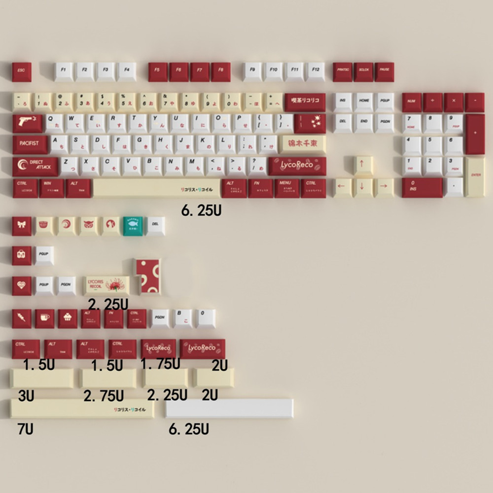 أغطية مفاتيح PBT من Lycoris Re - مراجعة Gaming Keyboard Brand وسعره